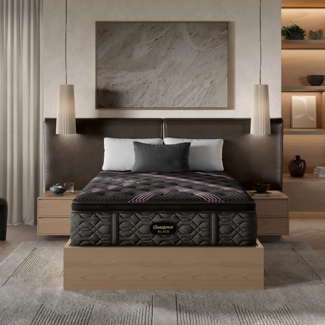 Beautyrest Black Series Two 16.25 inch Plush Pillow Top Mattress