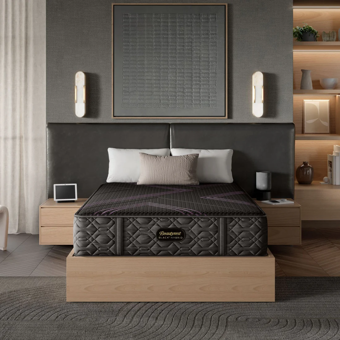 Beautyrest Black Hybrid Series Two 13.5 Inch Plush Mattress