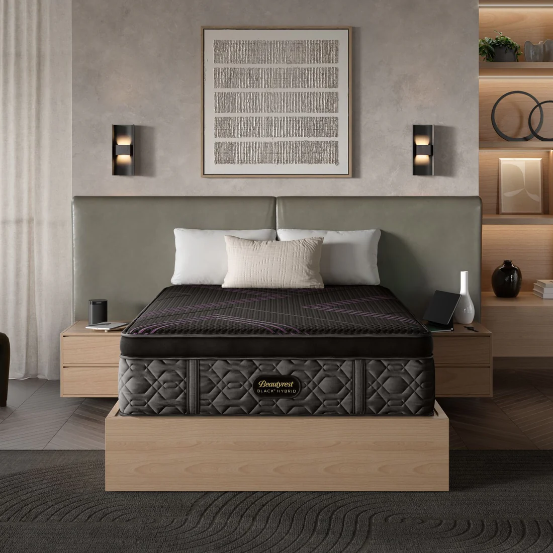 Beautyrest Black Hybrid Series Two 14.5 Inch Medium Apex Top Mattress