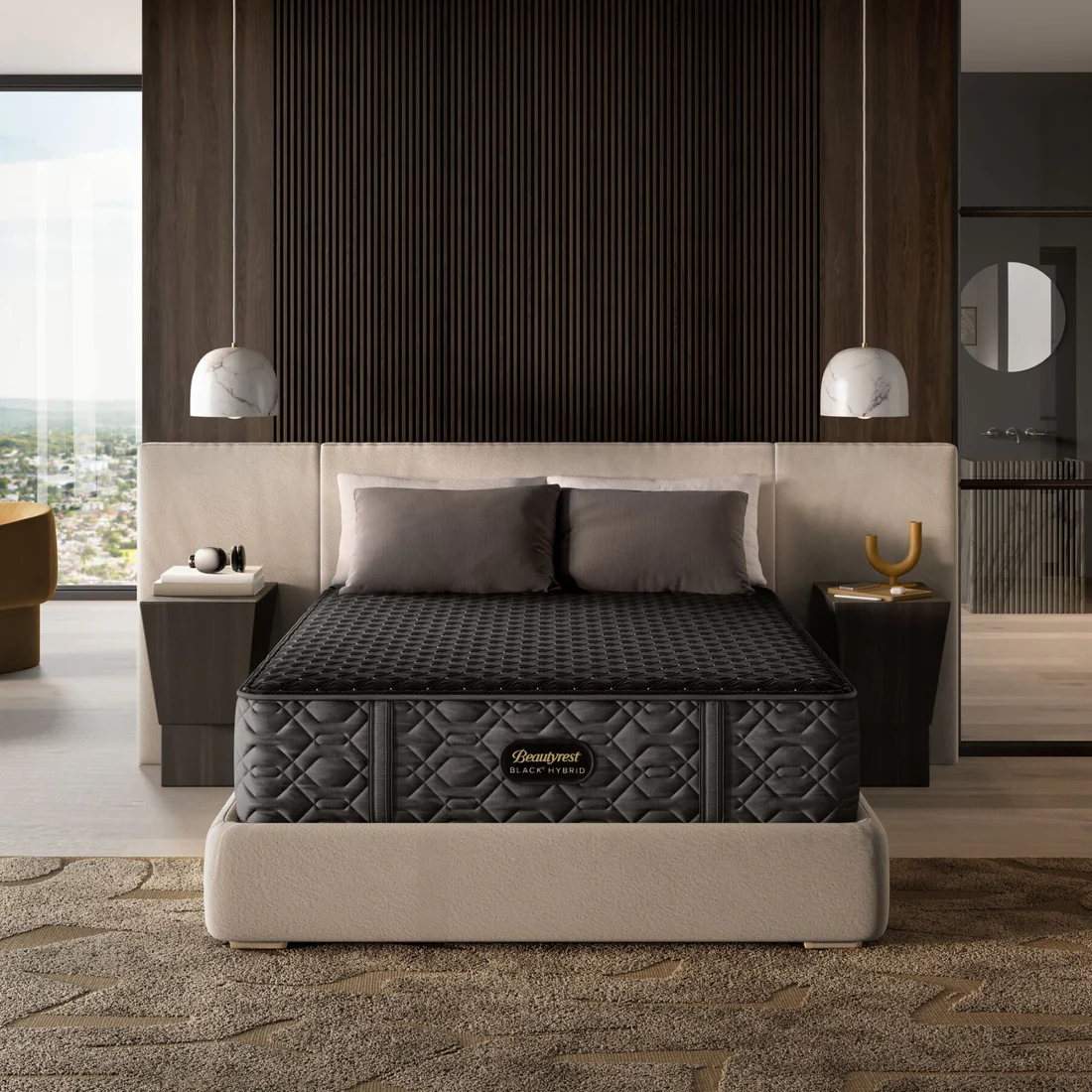 Beautyrest Black Hybrid Series Three 14.5 Inch Firm Mattress