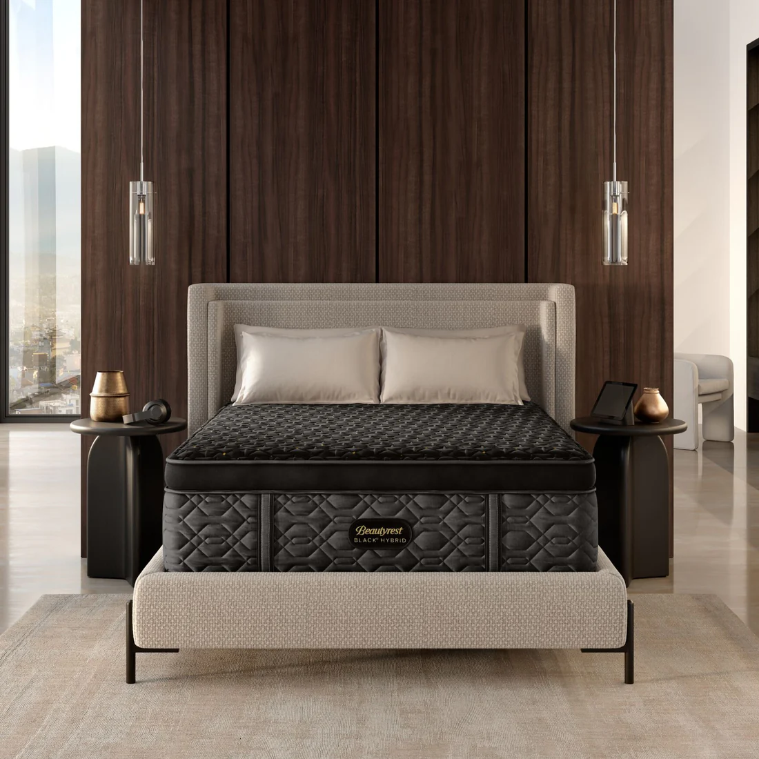 Beautyrest Black Hybrid Series Four 16 Inch Plush Apex Top Mattress