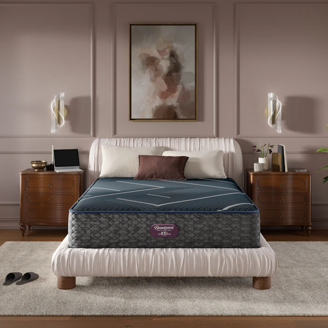 Beautyrest World Class Hybrid Level Four 13.5 Inch Firm Mattress