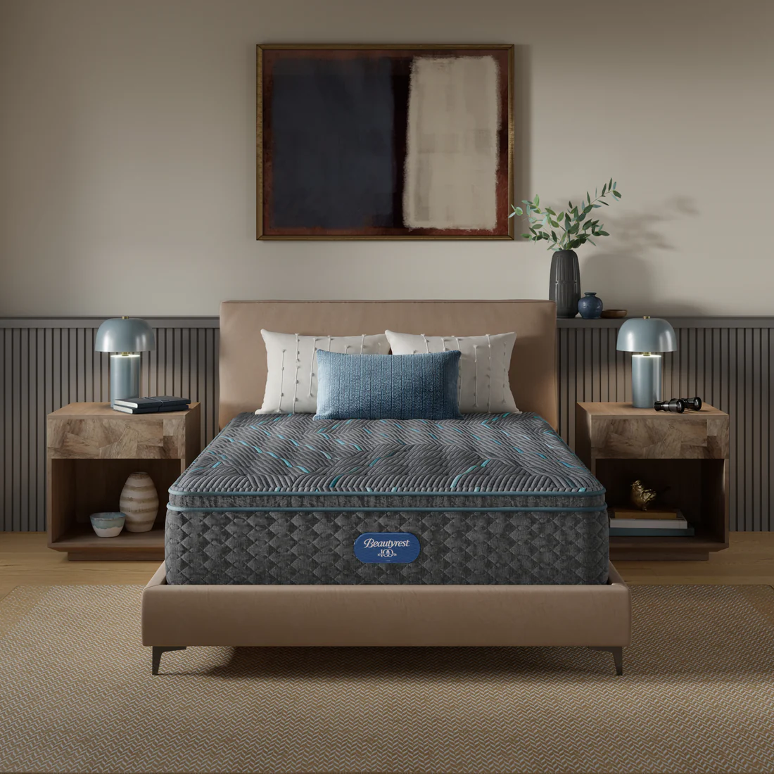 Beautyrest Level Two 14.75 Inch Medium Firm Pillow Top Mattress