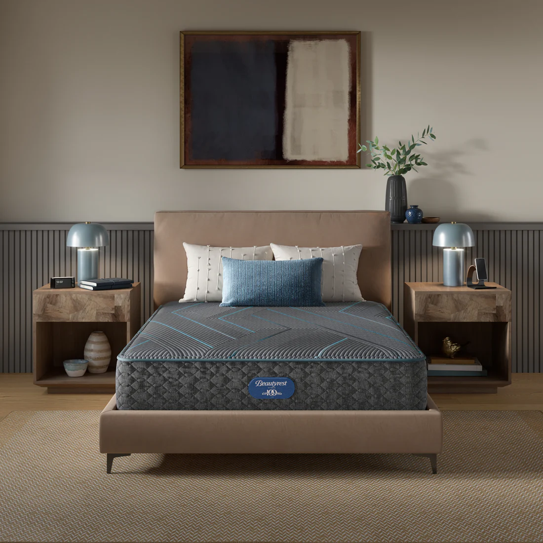 Beautyrest Level Two Hybrid 12 Inch Plush Mattress