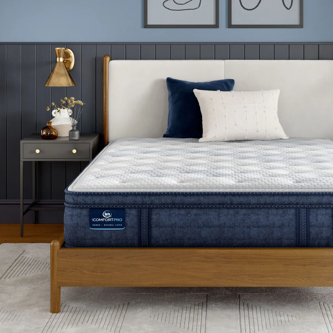 Serta iComfortPro Level Two Dartmouth 13 Inch Plush Pillow Top Mattress
