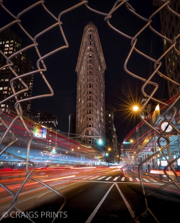 Tear Down The Flat Iron Fence 24x30 inches