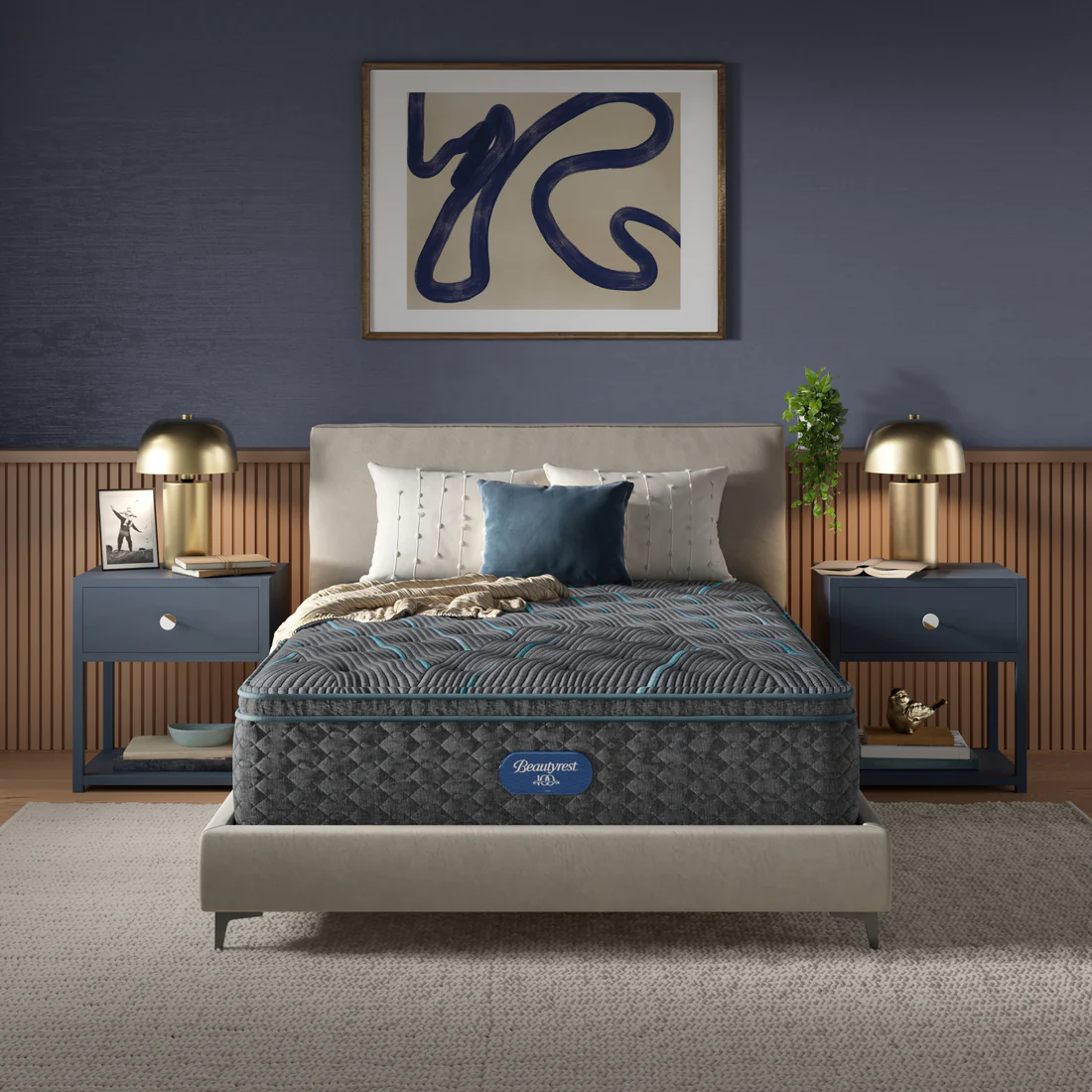 Beautyrest Level Two 14.75 Inch Plush Pillow Top Mattress