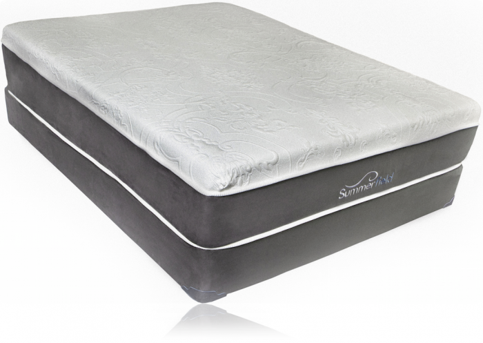 8 plush memory foam mattress