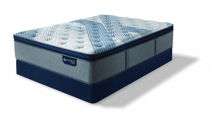 Serta iComfort Hybrid Blue Fusion 1000 Plush Pillow Top Mattress NYC